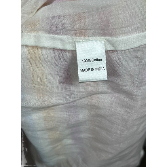 Banjanan Agatha Maxi Skirt Small White Candy Stripe‎ Boho Tiered Resort Wear - Picture 8 of 15